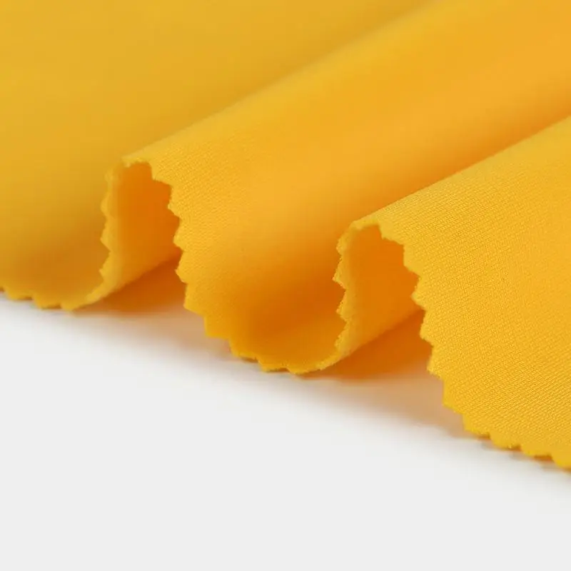 Super Poly 100%polyester Trinda Fabric for Sports Wears Shanghai Free Velour Fabric Tricot Brushed Fabric Knitted TT Warp Suede