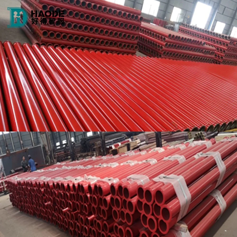 Factory Directly Supply Concrete Pump Spare Parts Seamless Double Wall Concrete Pipe