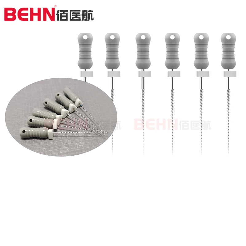 Endodontic File 21Mm Dental K File/Spreaders 25Mm NITI Endo Root Canal Hand Files #15-40 Dental Supply