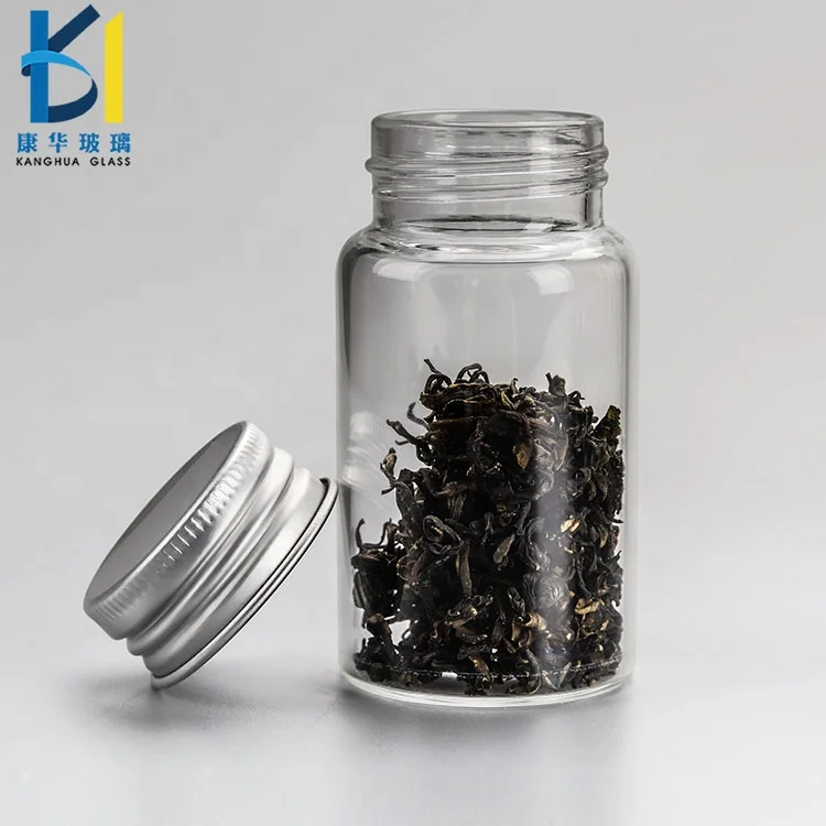 50ml 70ml Screw Cap Sample Test Glass Tube Bottle