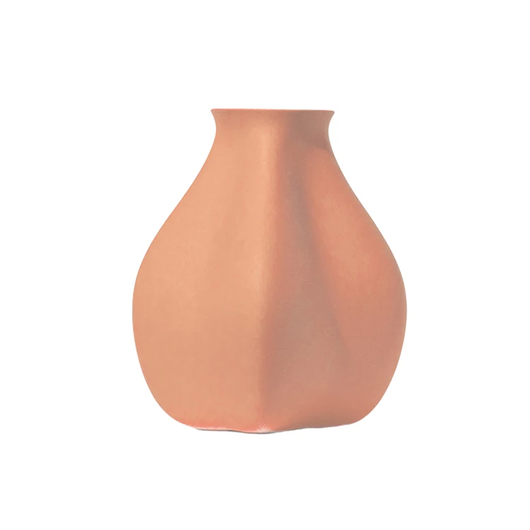 ARTTANGENT розовая керамическая ваза ручной работы от производителя