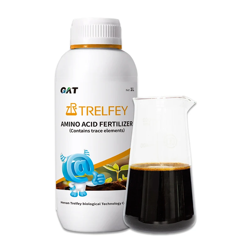 Chelated Trace Elements Fertilizer Ca Mg Mn Cu Fe Zn Plant Yield Enhancer Amino Acids Fertilizer Liquid