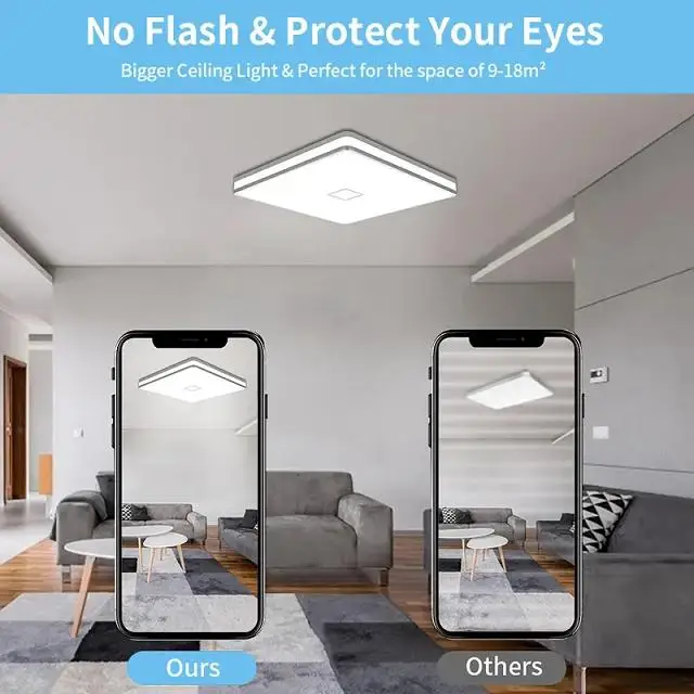 DC 24V Recessed Round LED Panel Light Dimmable 2000K 6000K Compatible with TUYA PWM Dali Loxone smart home lighting