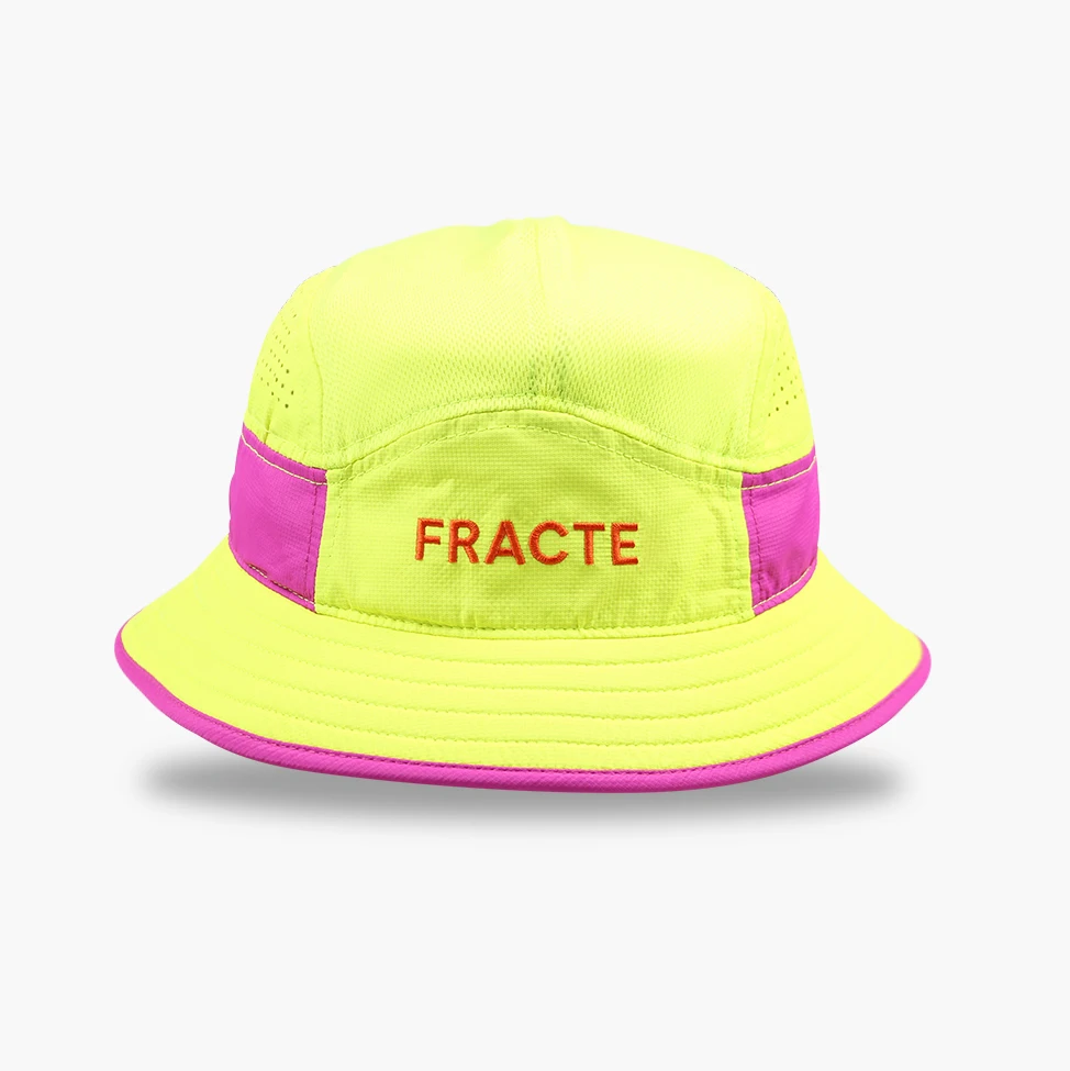 custom running hat 5 panel performance running hat camp cap B-SERIES RECYCLED POLYESTER running bucket hat with fasten cord