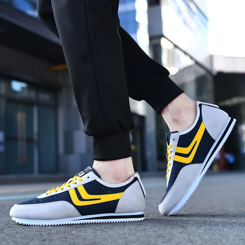 
New Model 715 Classic Style Yellow Pattern Fashion Men Shoes Casual 