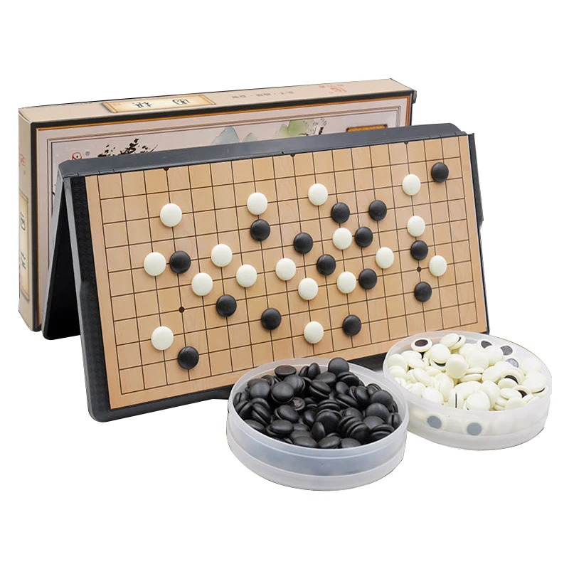 Магнитный складной портативный набор шахматная доска для детей Gobang для начинающих студентов Магнитная шахматная доска Go