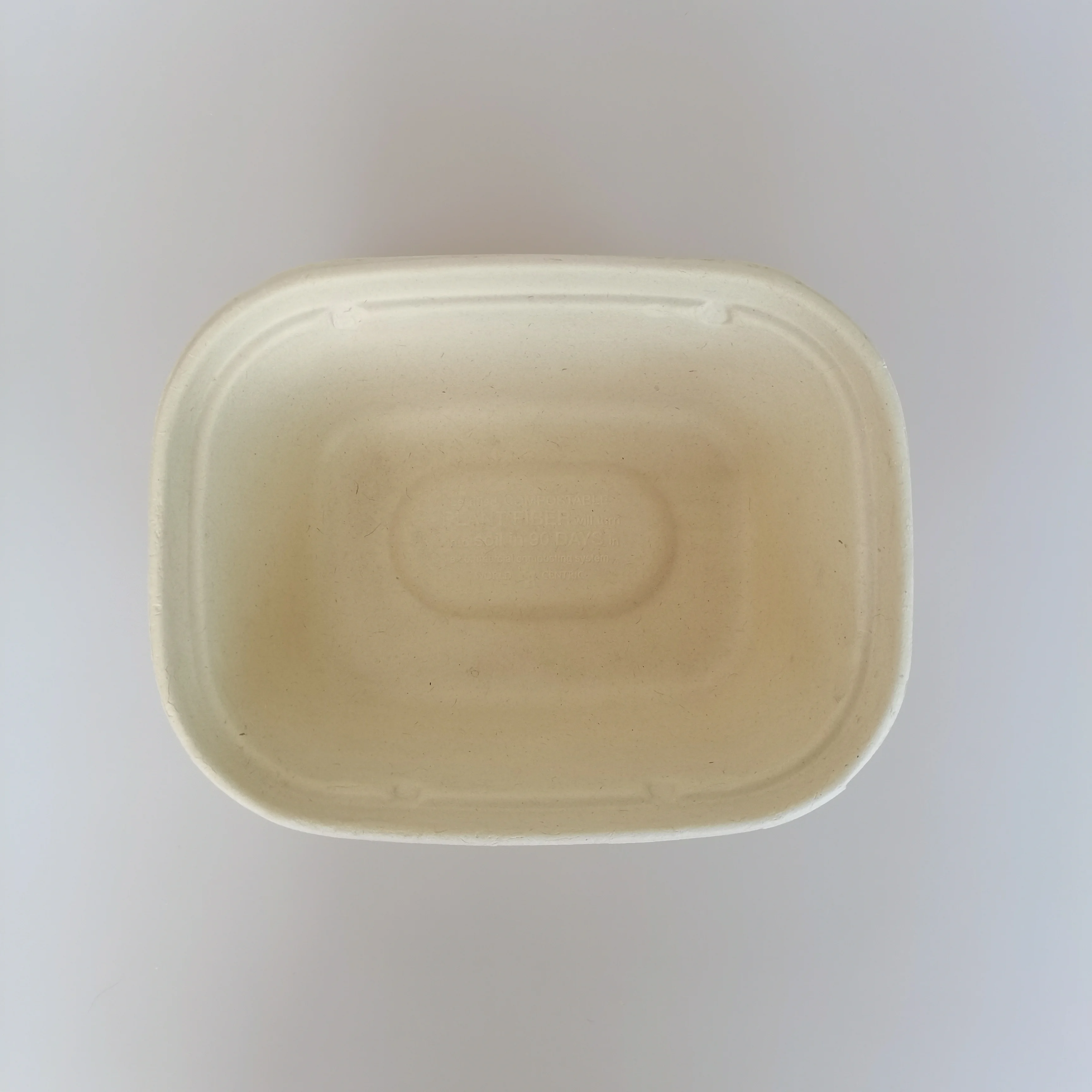 800Ml U Shape Box Eco Friendly Food Takeaway Boxes Paper Food Compostable Containers 100% Biodegradable Food Grade Box