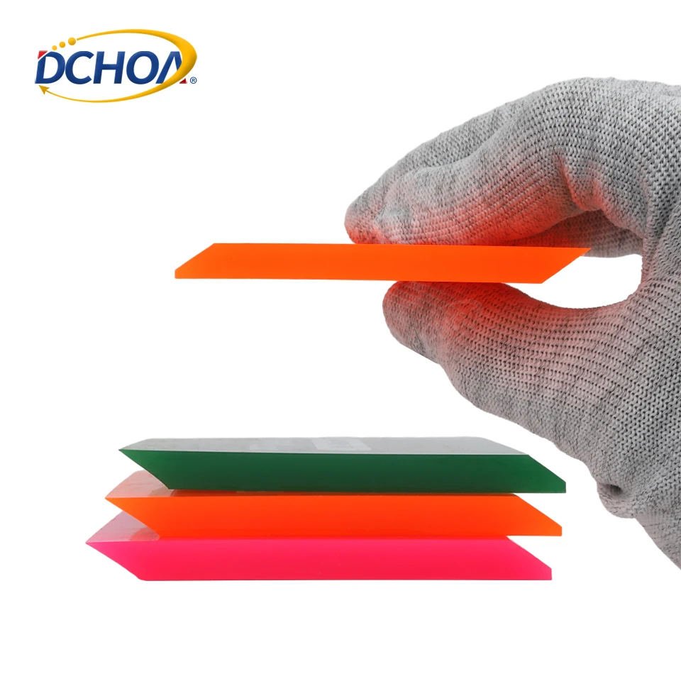 DCHOA Car Wrapping Tools 70 80 90 Durometer Ppf Squeegee Rubber Squeegee Window Tinting