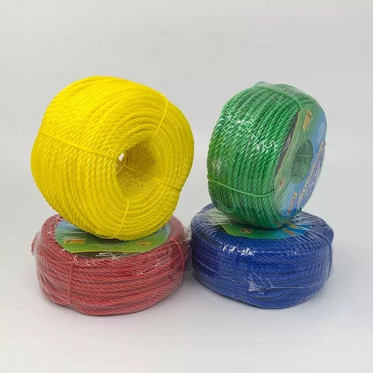 Wholesale cheap price PP twisted rope quality plastic pp rope fishing rope