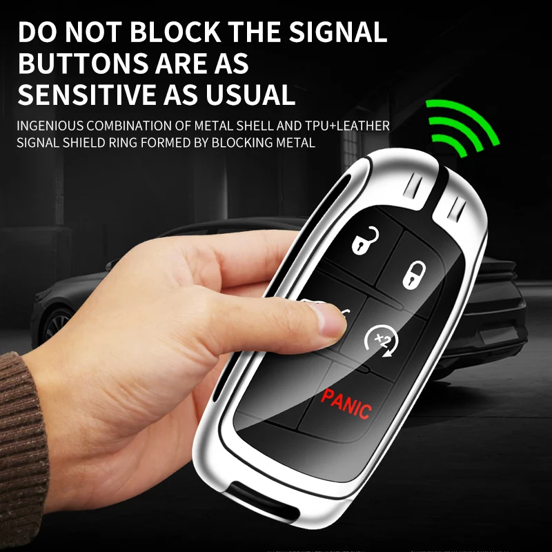 Car Logo Hot Sales Remote Key Case Cover Bag for Jeep Commander Grand WK2 KL BU MP Dodge Chrysler 200 300C Protect Accessories