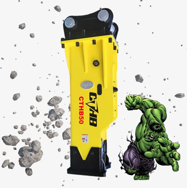 INDECO hydraulic hammer for construction demolition