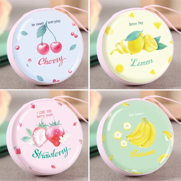 UK 2023 New Arrival Custom Fashion hand made small cute coin purse and High quality Various colors cartoon metal round coin box