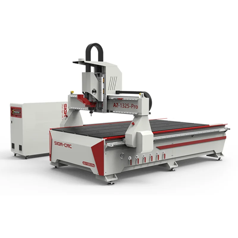 New Model Semi-automatic Tool Change Woodworking Machine A2-1325-Pro CNC Router with AC Servo Motor for Cutting and Engraving