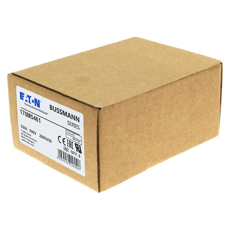 900A 690V 170M6207 170M Series Bussmann Fuse High Speed Square Body Blade Fuses