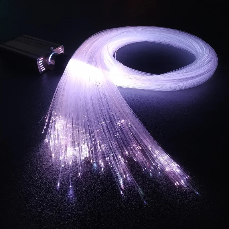 Popular mini diy projector engine optical fiber kit for car roof starry star ceiling decoration