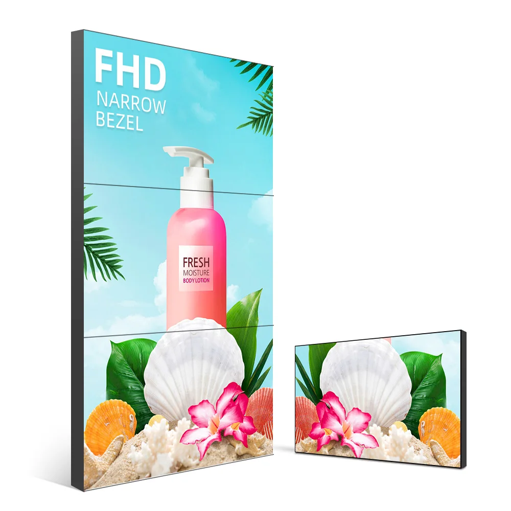 65 55 Inch 4K Lcd Indoor 3.5Mm Narrow Bezel 3X5 Video Wall Screen