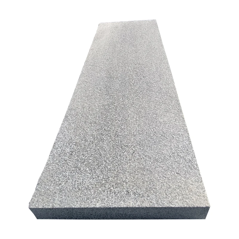 Natural Stone Step  Granite G654 Grey Stone Stair Treads For Outdoor