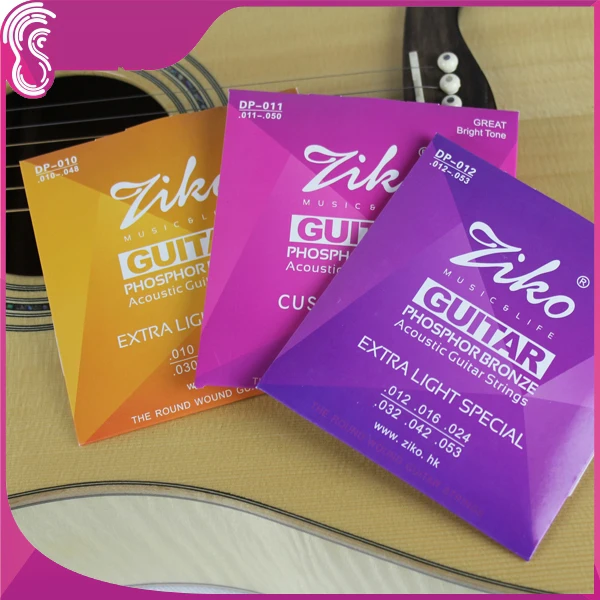 Phosphor bronze acoustic bulk guitar strings set wholesale
