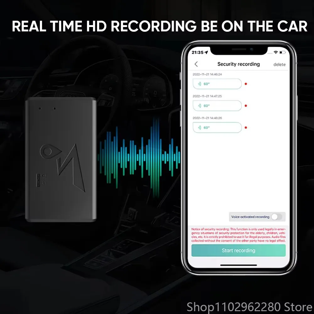 Mini 4G GPS Tracker Tracking Device Long Standby Waterproof GPRS LBS Wireless Magnetic Anti-Lost Alarm Tracker for car