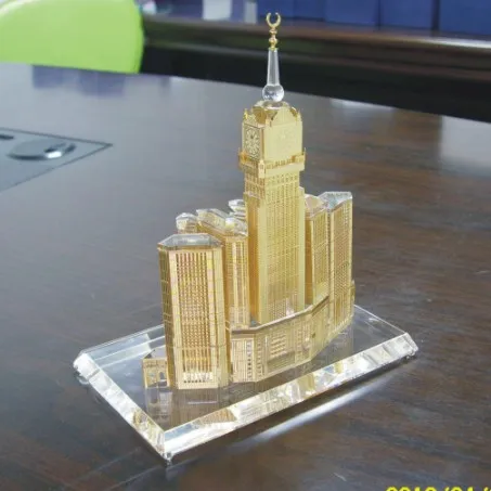 Saudi Arabia Makkah building model clock tower crystal