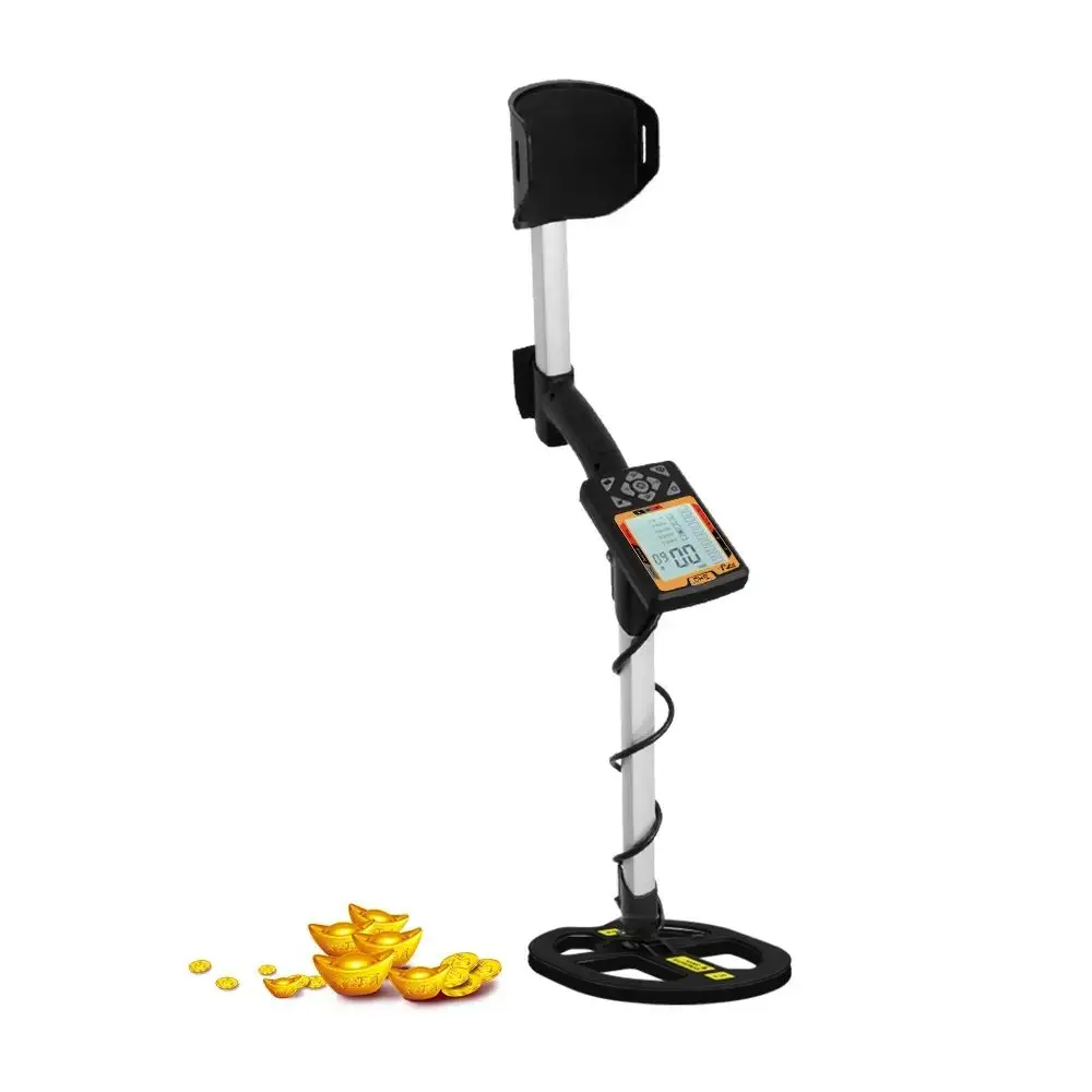 Metal Detector 11.5 Inch Search Coil Underground Metal Detector Pin pointer LCD Display Gold Treasure Finder Instrument