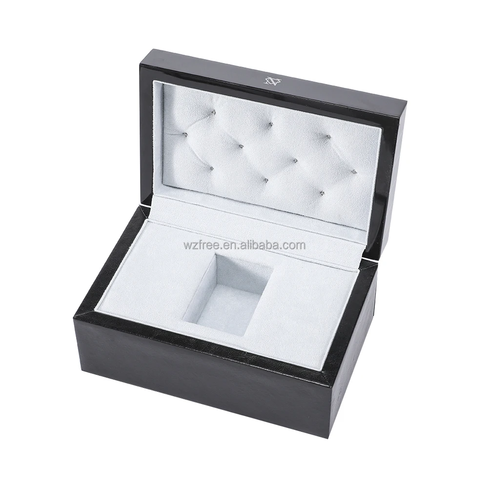 Luxury Leather and Lacquer Single Watch Box Single Private Custom Watch Boxes Cases Wood Pack