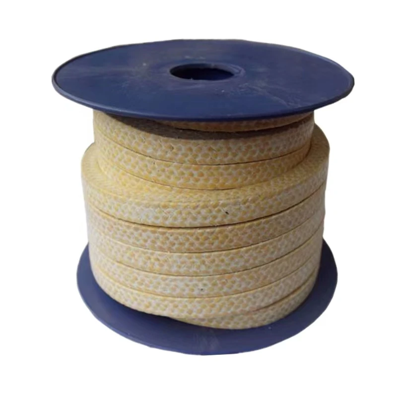Aramid fiber packing high temperature and pressure resistance high speed pump shaft PTFE mixed packing rope