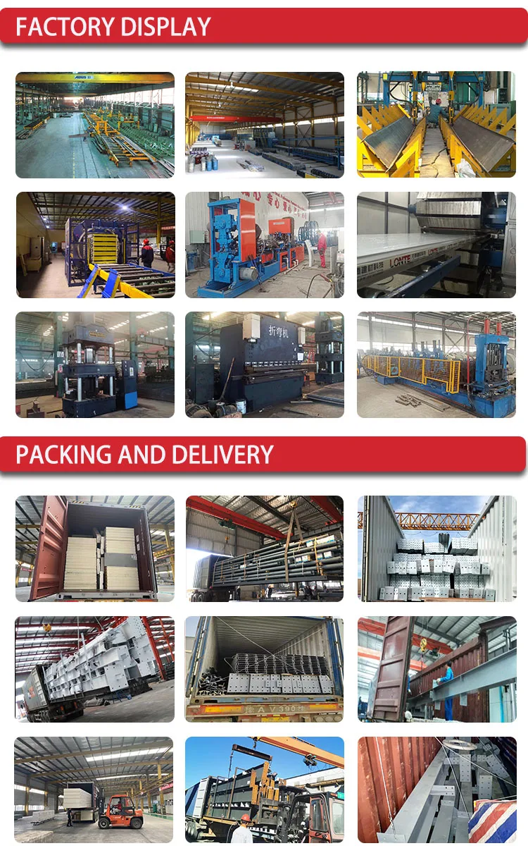 Manufacturer Prefabricated Steel Structure Galvanized Chicken House for 10000 Chickens
