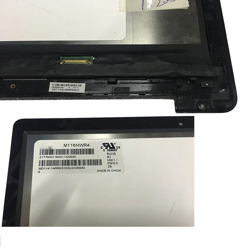11,6 дюймовый ноутбук IPS ЖК сенсорный сборный для Asus Transformer Book Flip TP201 TP201S TP201SA,M116NWR4