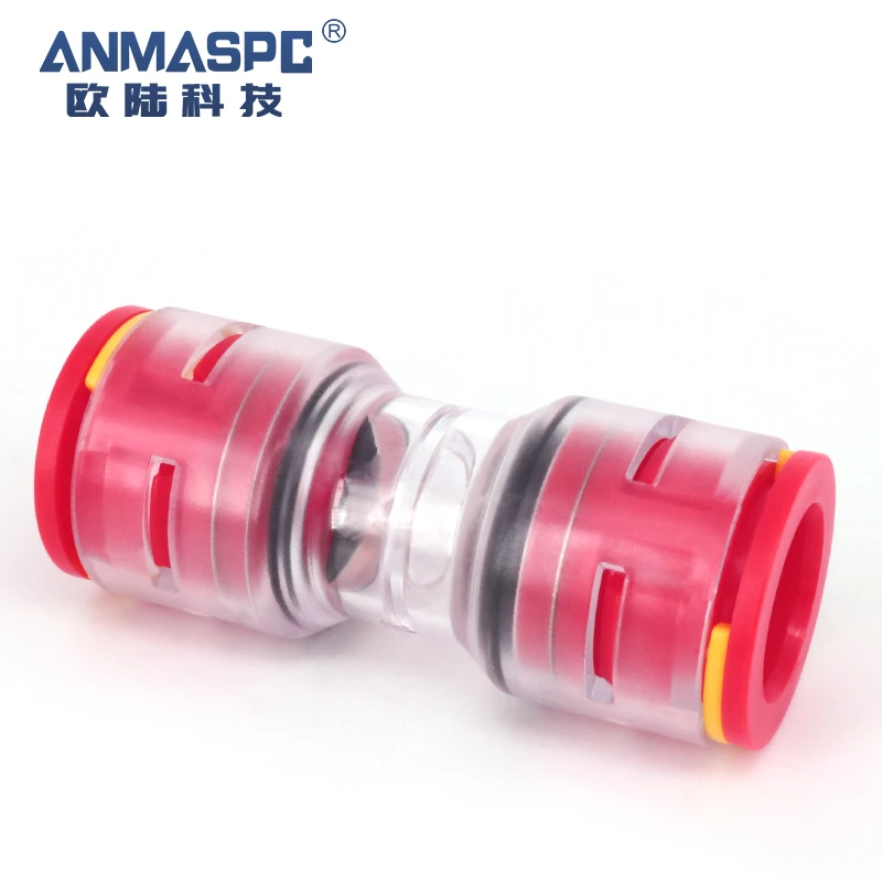 Straight Microduct Connector Accessories HDPE Connector Telecom Connector for Fiber Optic Equipment