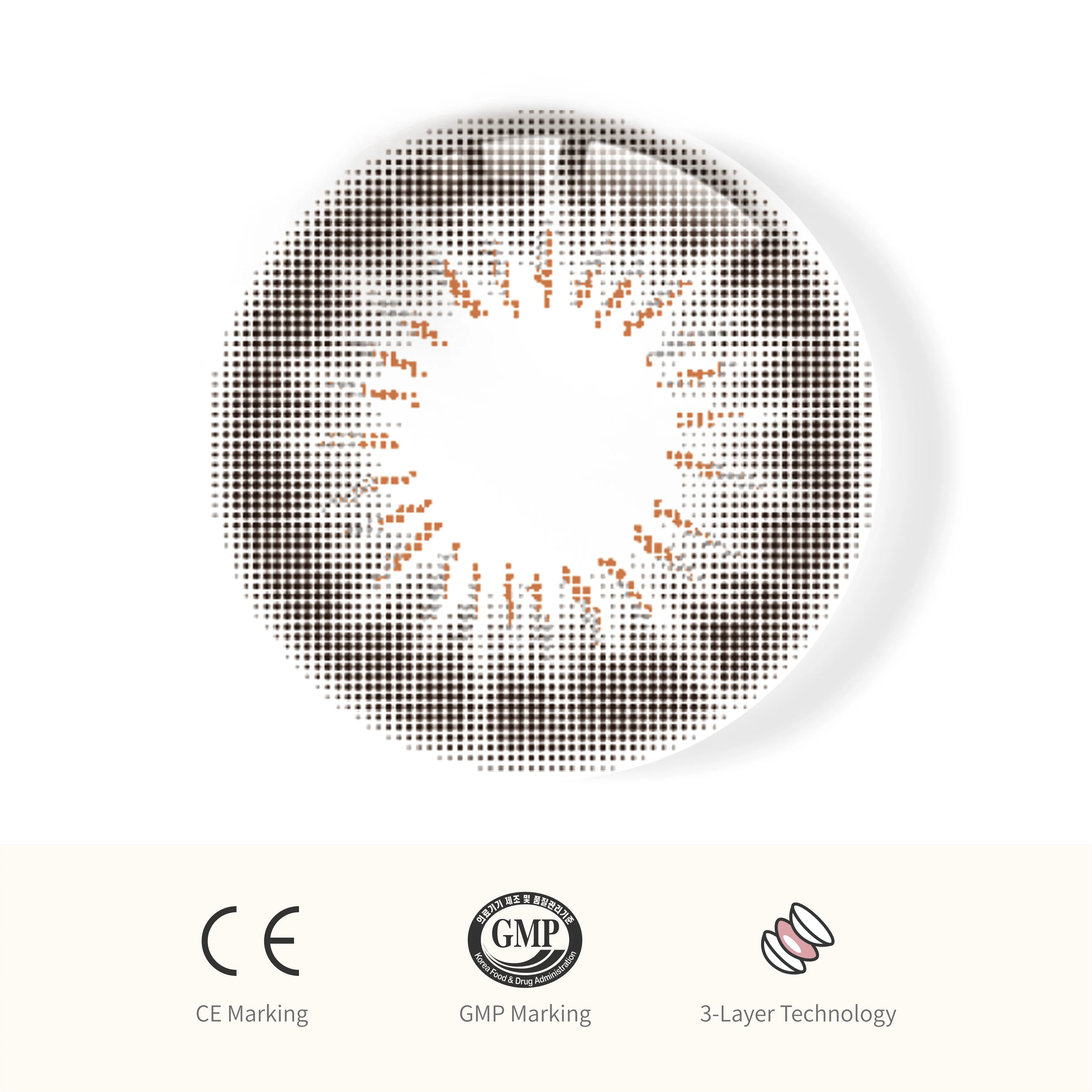 DB03 12 Colored Beauty color  Eye Contact Lenses Free Sample New Look Great Quality Contact Lens