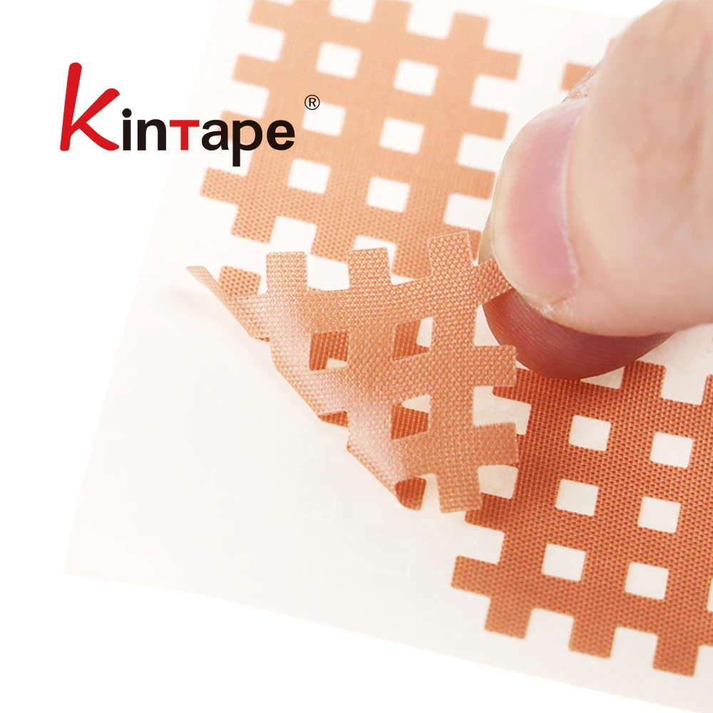 
OEM Custom Pre-cut Acupressure Acupuncture Cross Kinesiology Sports Muscle Tape For Face Feet Hand 