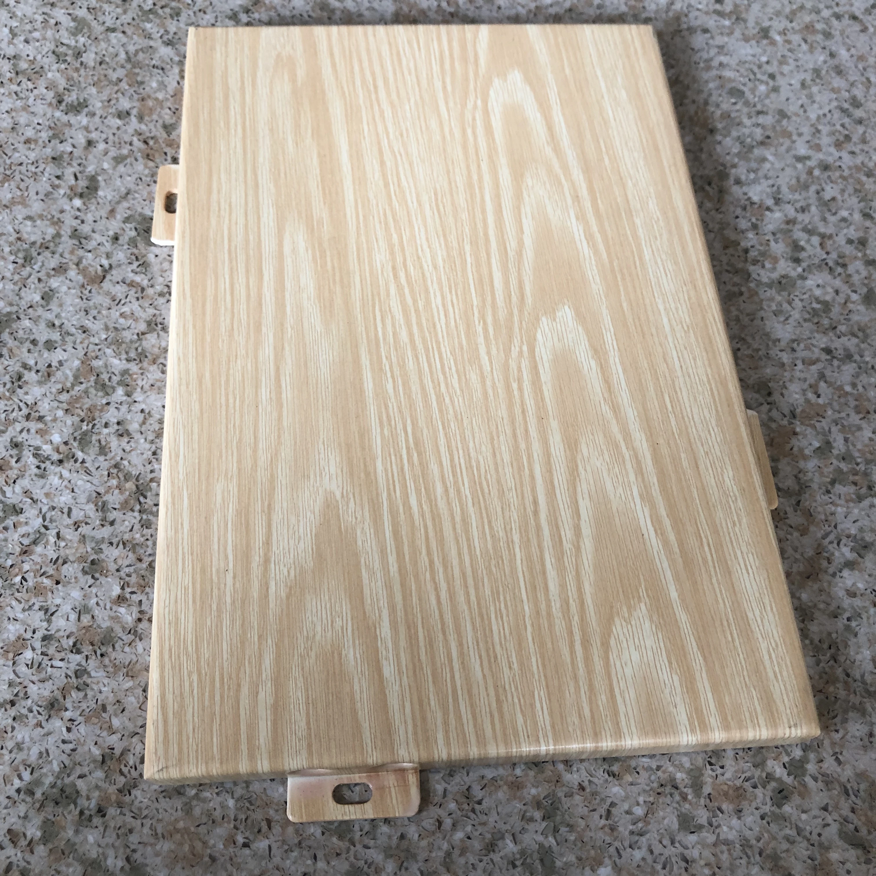 
Wooden Grain finish Curtain wall aluminum plate pofile for building facade 