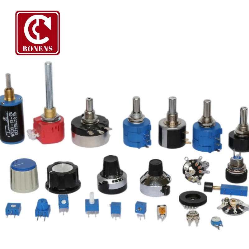 Multiturns Trimmer Potentiometer Trimming Potentiometer Multi-turn Adjustable Ceramic 1k 102 203 20k Ohm Trimpots 500k 5k 10 Top