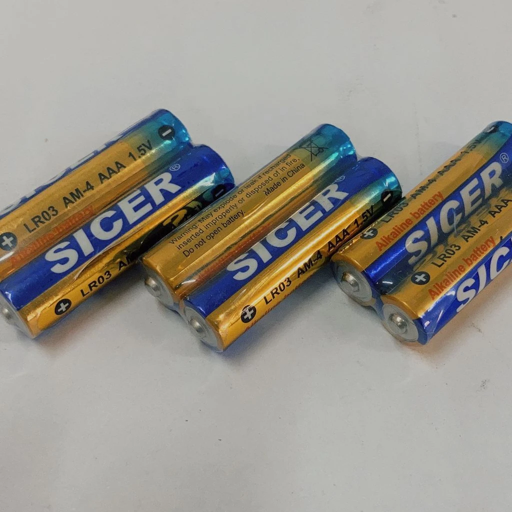 Длительный срок службы 1 5 v aaa um4 lr03 № 7 щелочной аккумулятор пульта дистанционного