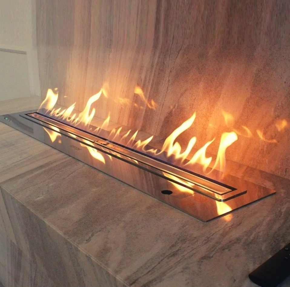 High quality echo bio ethanol fire 36 inch WIFI intelligent control indoor use alcohol chimney