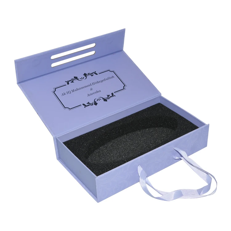 Factory Manufacturer Caixa De Presente Magnetic Closure Paperboard Cosmetic Cream Jar Packaging Box with Sponge Foam Insert