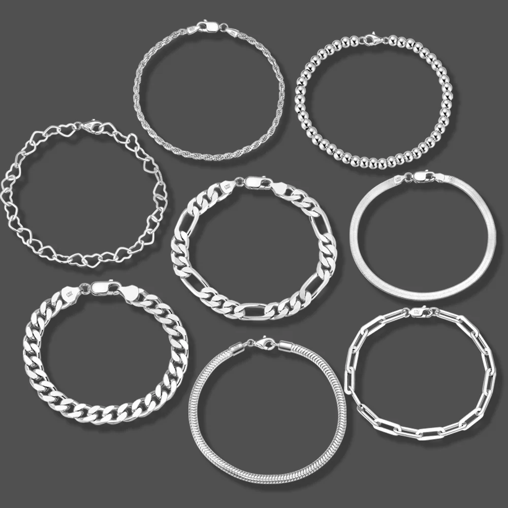 Оптовая продажа 925 ювелирные изделия cadena de plata изготовленные на заказ золотые кубинские звенья цепочки ожерелья для женщин и мужчин из стерлингового серебра