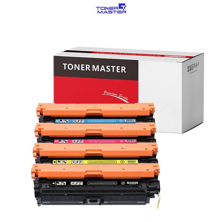 Совместимый цветной тонер-картридж 504A CE250X CE250A CE251A CE252A CE253A для Hp laserjet Cm3530 Cp3525 Cp3525Dn