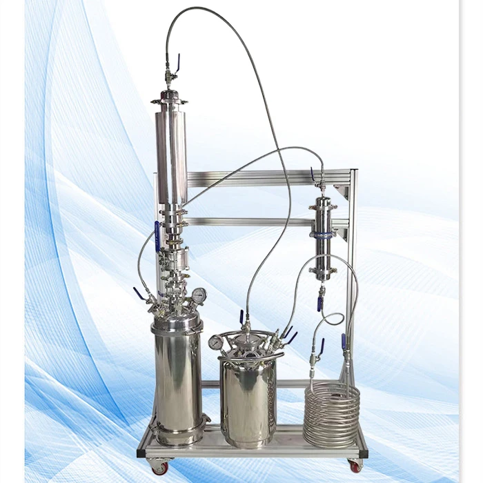 Closed Loop Extractor Dewaxing Column Stainless Steel Closed Loop Extractor 1lb 2lb 5lb 10lb
