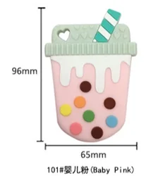 100% Food Grade Approval New Silicone Bubble Star Tea Design Baby Teething Toy