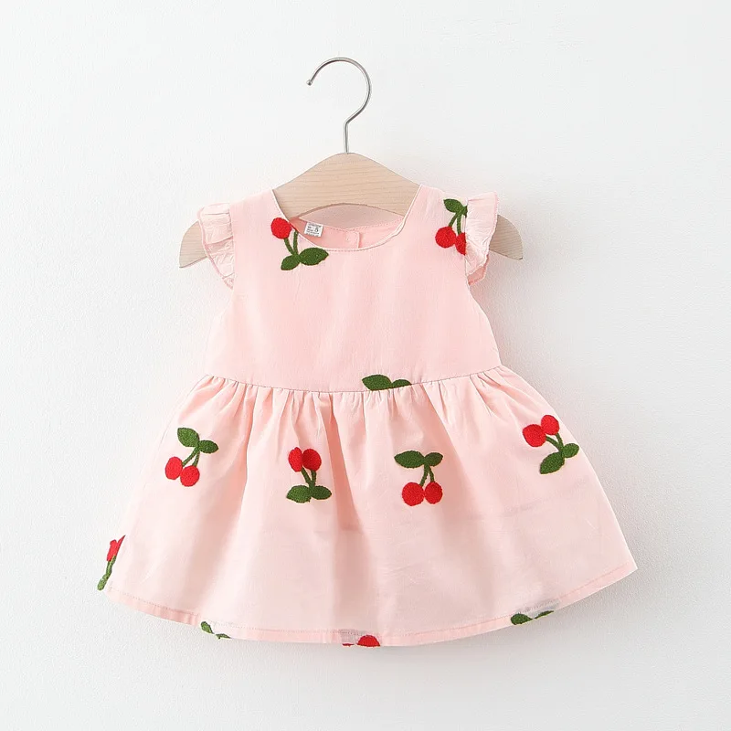 Baby Girls Cotton Blend Dresses ropa para ninas One Piece Clothing Kids Dresses For Girls Of 2 Years Old