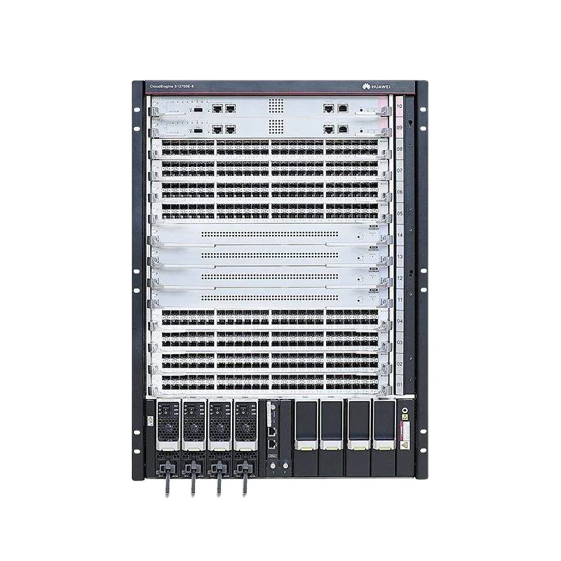 Hua we S12700E-8 CloudEngine Managed Switch with 8 Service Card Slots VLAN Function 10/100 Transmission Rate