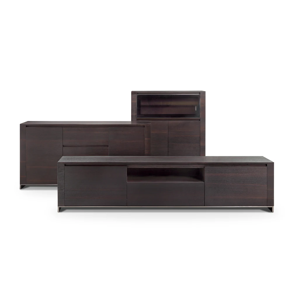 Modern Elegance Style TV Stand Furniture Wooden For Living Room