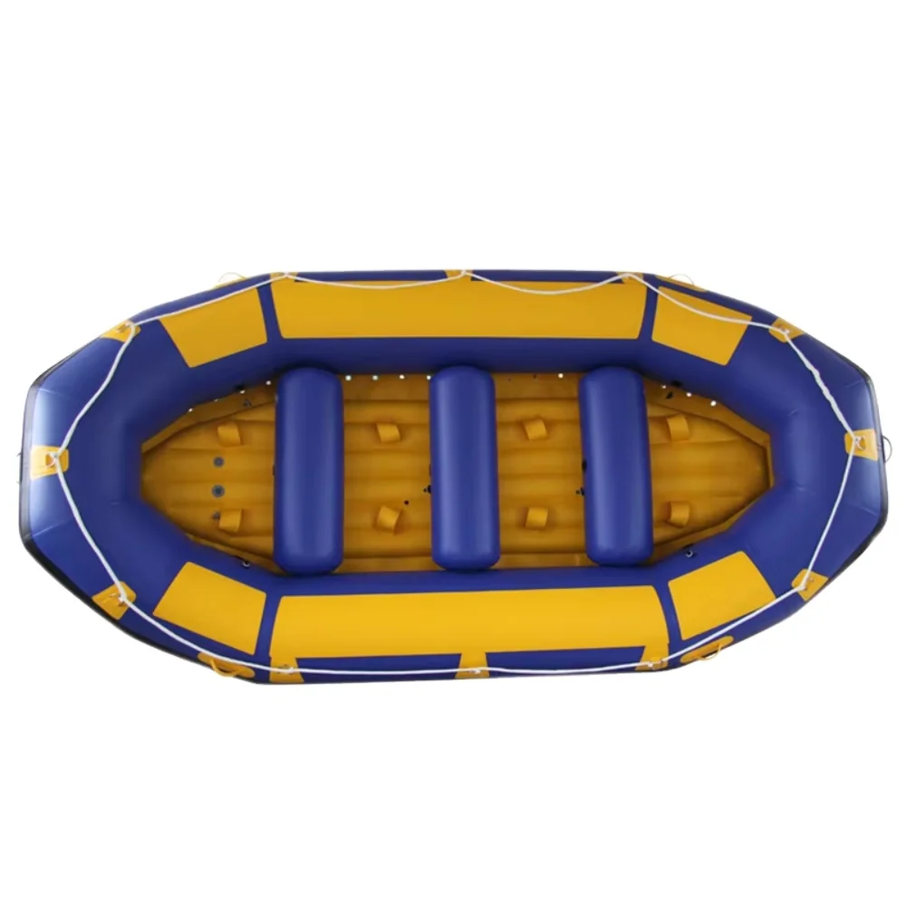 2024 China Factory 1.2mm PVC 12ft Whitewater Rafting Boat 15ft Floating Raft Tubes Boats White Water River Rafts Whitewater