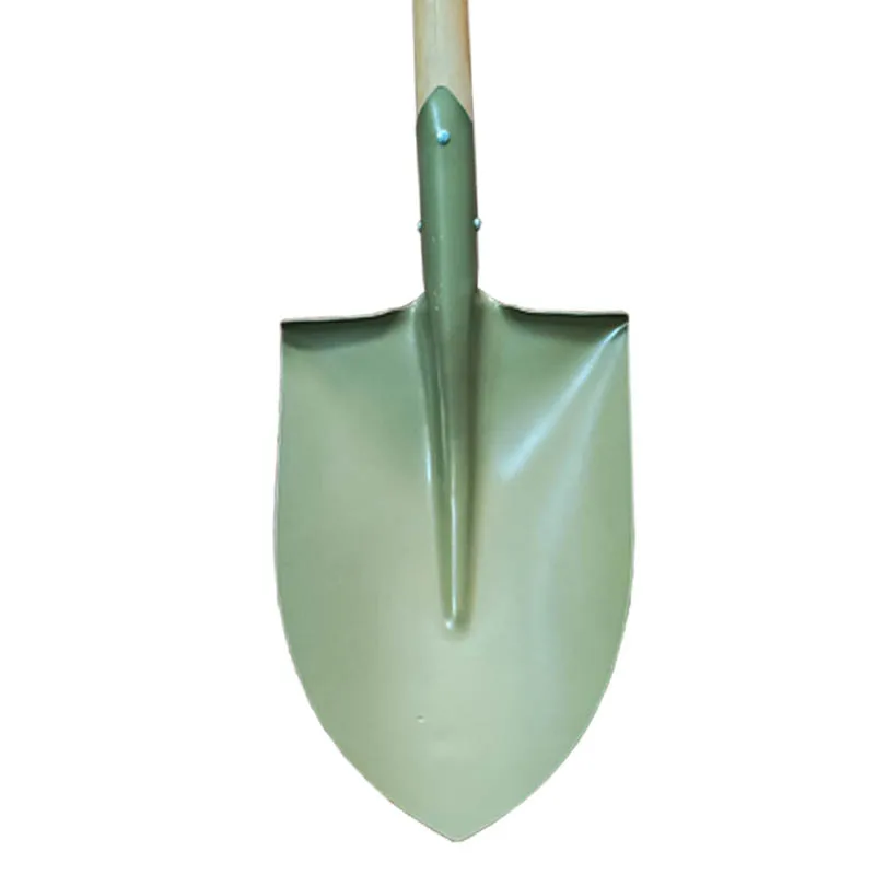 Japan Markets Hot sale 50 manganese steel shovel head with wooden handle Y grip for agriculture