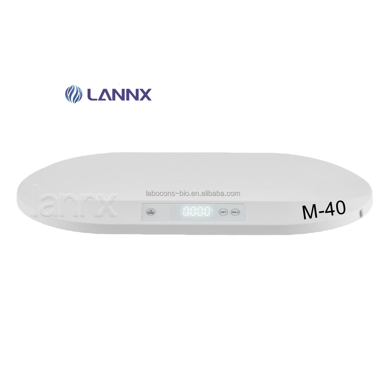 LANNX M-40 High Quality Electronic Digital Baby Weighing Scale With Height Ruler hospital newborn LCD Display human weigh scale