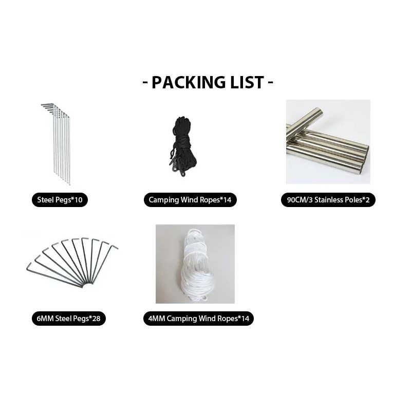 TT0263 Competitive Price Camping Tent Lightweight Cube Tent Camping  Lichtgewicht Tipi Tent