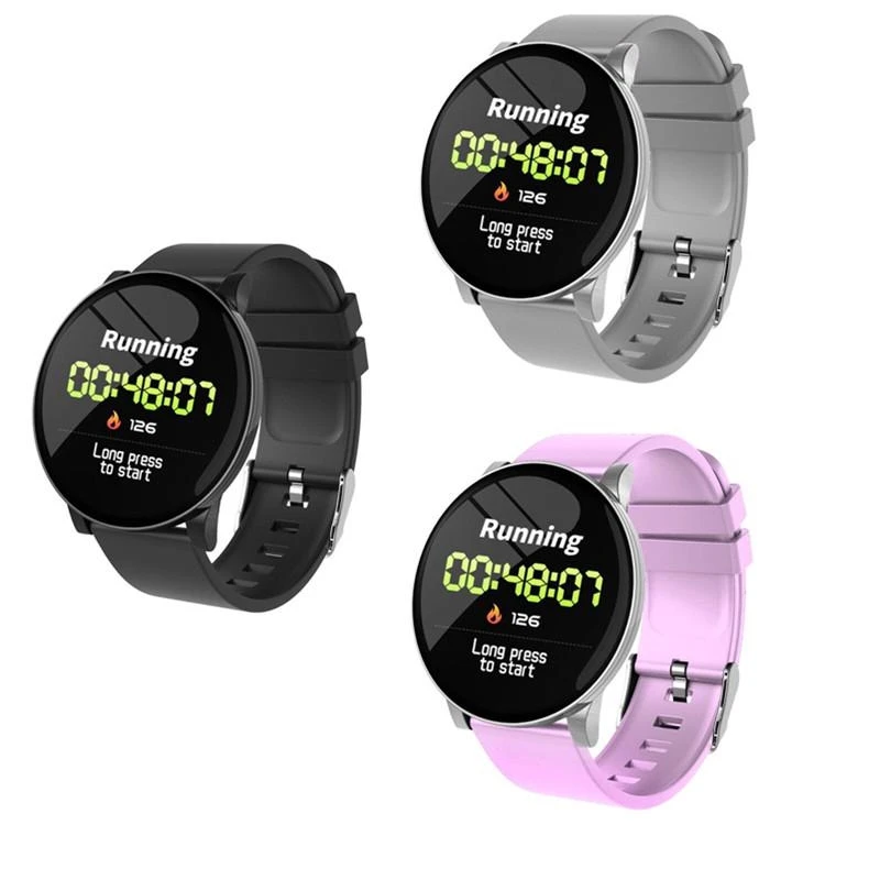 W8 Smart Watch Combo Reloj Fitness Tracker Heart Rate Monitor Step Calorie Counter Sleep Monitor Music Control Smartwatch