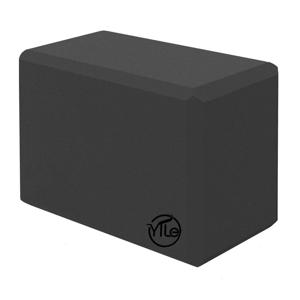 Black High Density Fitness Full Custom logo Yoga Block and Bricks